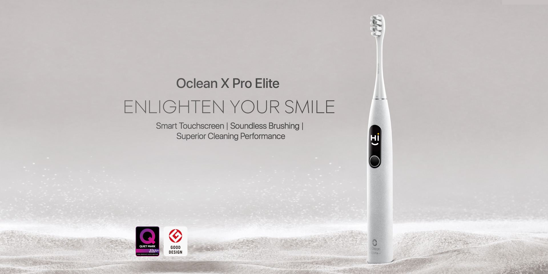 Oclean X Pro Elite Smart Electric Toothbrush lo spazzolino elettrico