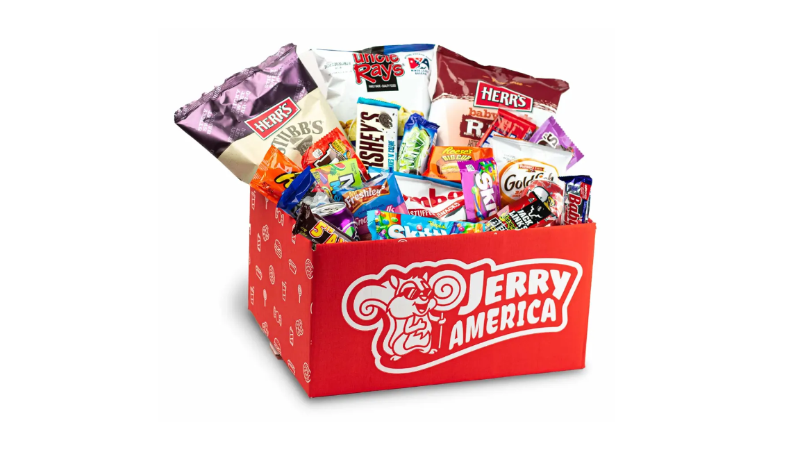 Gusta snack e bibite americane con le box di Jerry America - Spazio Tech Italia